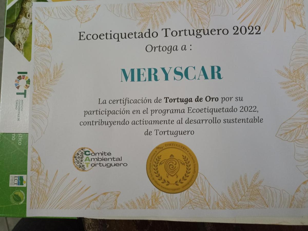 Hospedaje Meryscar Tortuguero Exteriér fotografie